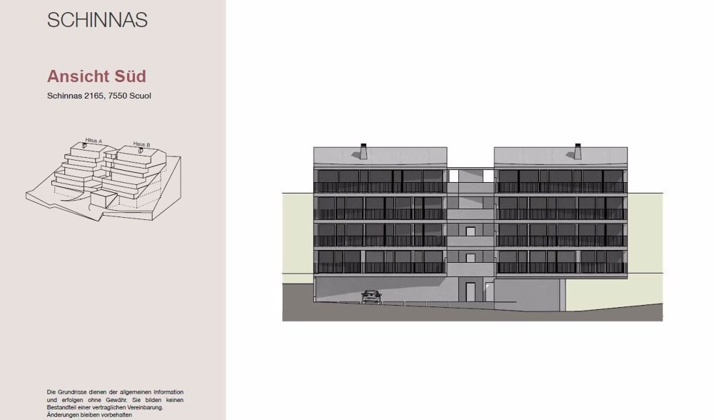 3.5-Zimmer Terrassenwohnung in Schinnas, Scuol - Bild 11