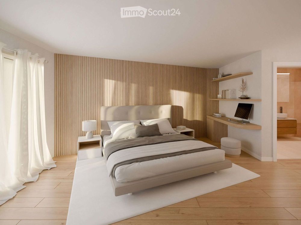 Neue Minergie-Wohnung mit 3,5 Zimmern und 93 m2, mit Blick auf den See und Balkon in Prilly - Bild 5