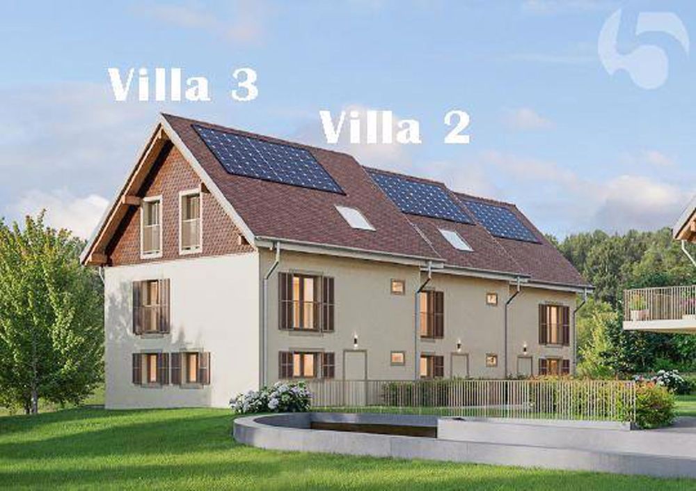 Verkauf nach Plänen in Rueyres: 2 Villen mit 6,5 Zimmern und 150 m2 Wohnfläche mit schöner Aussicht auf das Tal, 1 km von der Gare du Leb de Bercher entfernt - Bild 1