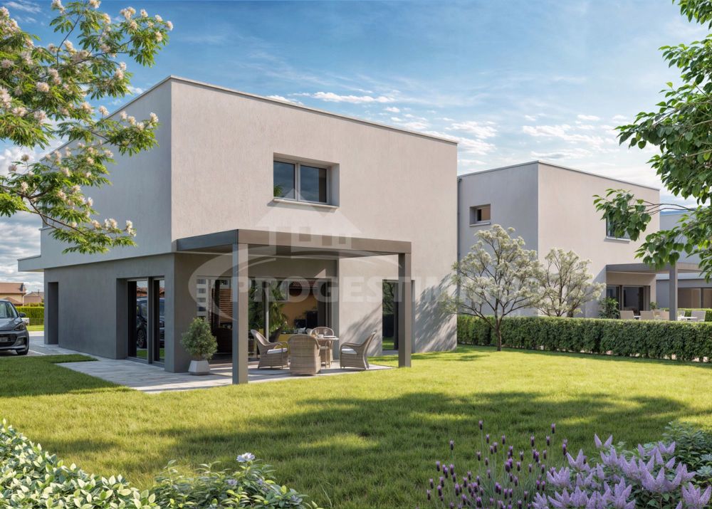 HELLDUNKLE UND ELEGANTE DOPPELVILLA - Bild 1