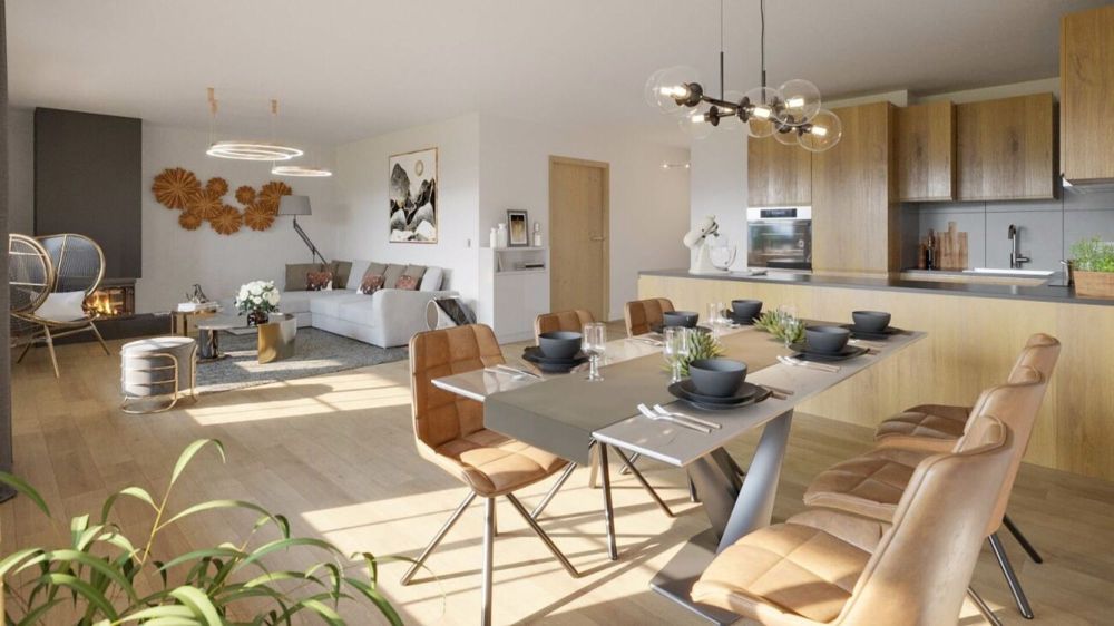Moderne 3.5-Zimmer-Obergeschosswohnung in Neubauchalet - Bild 3