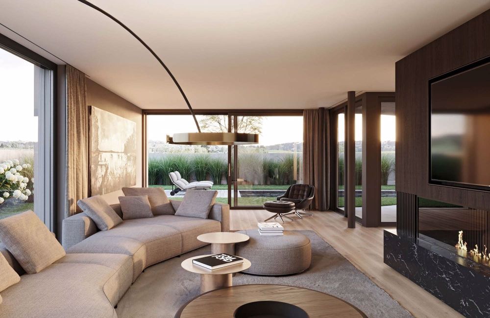 Luxuriöse Villa mit Pool, Seesicht und modernster Ausstattung im Seetal - Bild 1