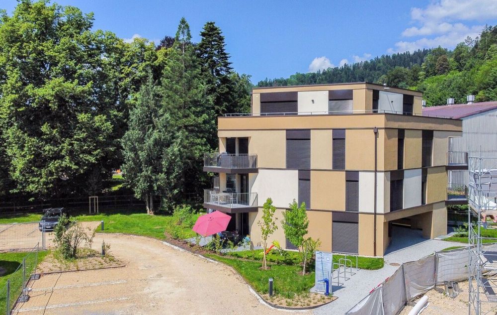 Appt PPE neu von 4.5 Zimmern mit Balkon Campagne Pernod, Lot B9 - Vue sur le bâtiment A