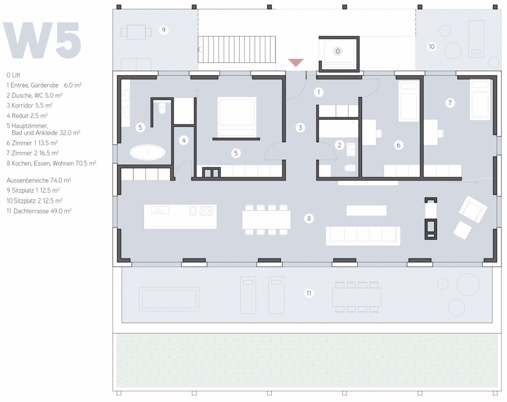 Exklusive 4.5 oder 5.5 Attikawohnung mit Panoramablick in Eschenz - Bild 5