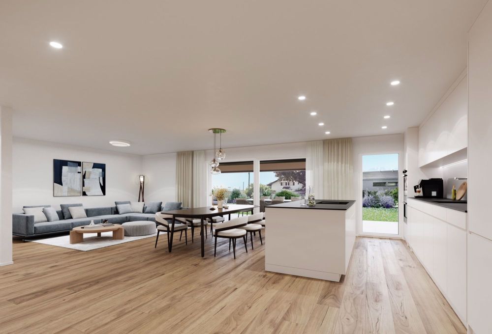 Neubauobjekt: 4.5-Zimmer Parterrewohnung mit 109m2 und Gartenfläche - Bild 2