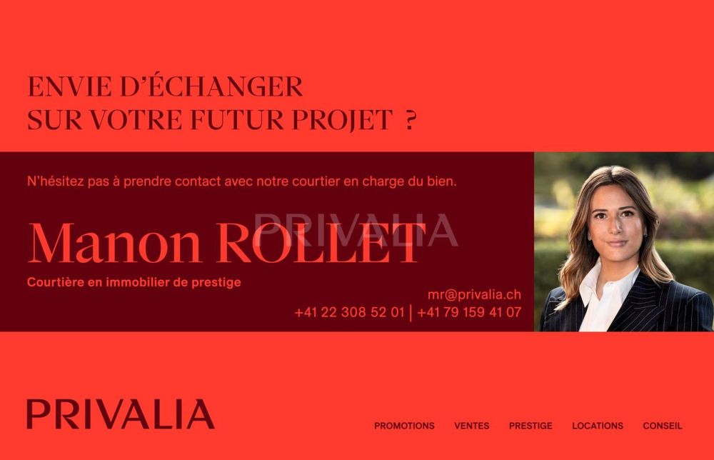 Elegantes 5-Zimmer-Apartement mit privater Terrasse im Herzen von Chambésy - Bild 6