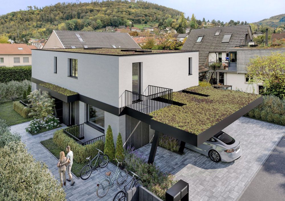 Minergie P - Doppeleinfamilienhaus in Muttenz mit 150m2 Wohnfläche - Bild 3