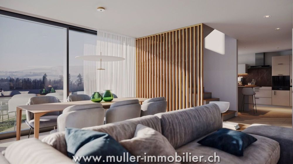 4 moderne Villen mit Abstand, nahe Romont - Bild 7