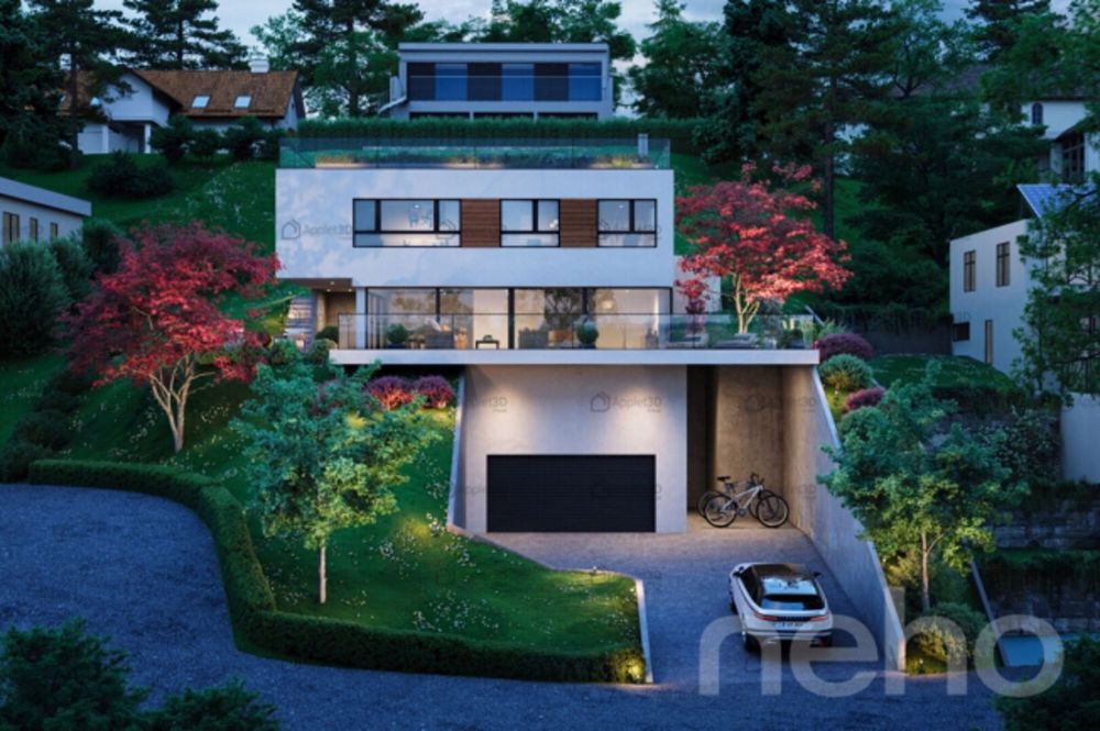 Villa d'architecte avec vue panoramique sur le lac et les montagnes - Bild 5