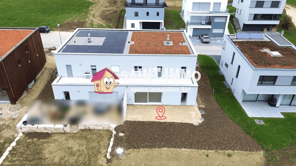 Villa mitoyenne Minergie de 5.5 pièces (158 m2) avec grande terrasse, jardin et garage à Cortébert - Bild 1