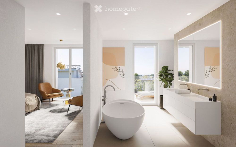 Luxuriöse 5.5-Zi Penthouse Attikawohnung in Port-Bellevue / Bezug Herbst 2026 - Bild 4
