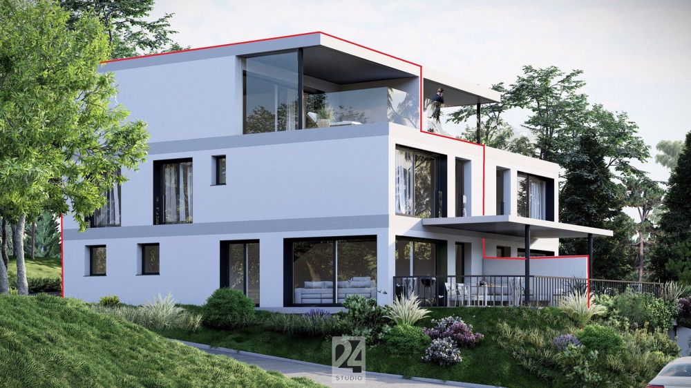 Hochklassige Triplex-Doppelhaushälfte mit Terrasse und Garage - Bild 3