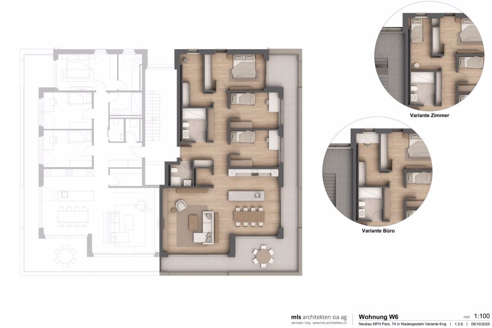 5.5-Zi-WHG - W6 im 2. OG der Überbauung «Däheimu» in Niedergesteln - Bild 7