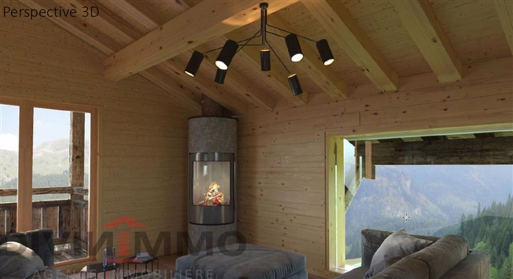 Luxuriöses Chalet mit 5,5 Zimmern auf Plan, Panoramablick. - Bild 4