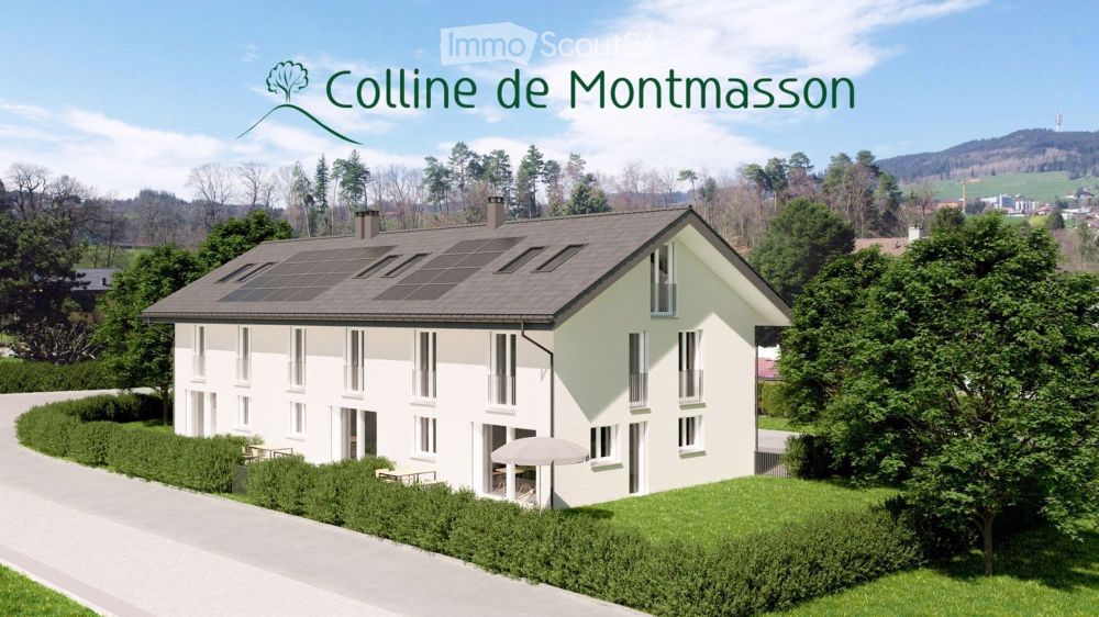 Neues Familienprojekt in Marsens mit 3 Reihenvillen mit 5,5 Zimmern zum Verkauf - Bild 1