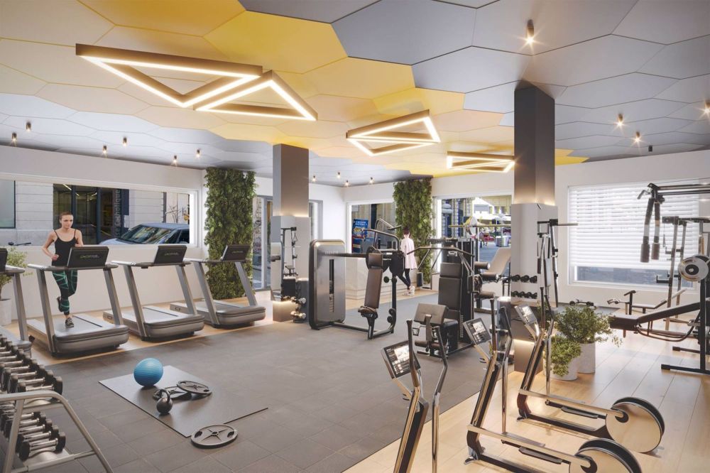 Große Gewerbefläche - Exemple salle de sport