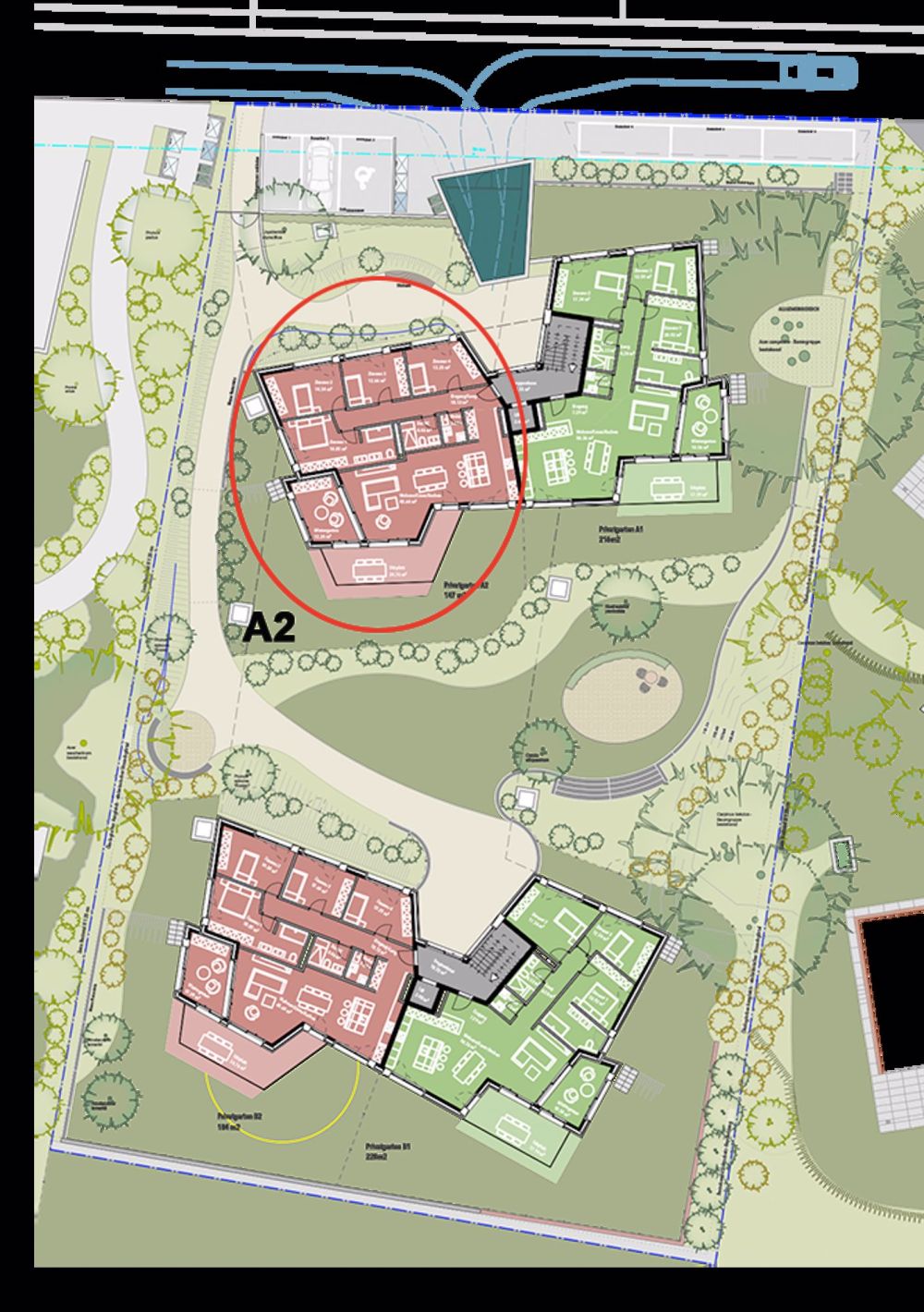 Projektvorankündigung - exklusive Gartenwohnung mit unverbaubarer Aussicht. Neue Preise - A2 - Bild 5