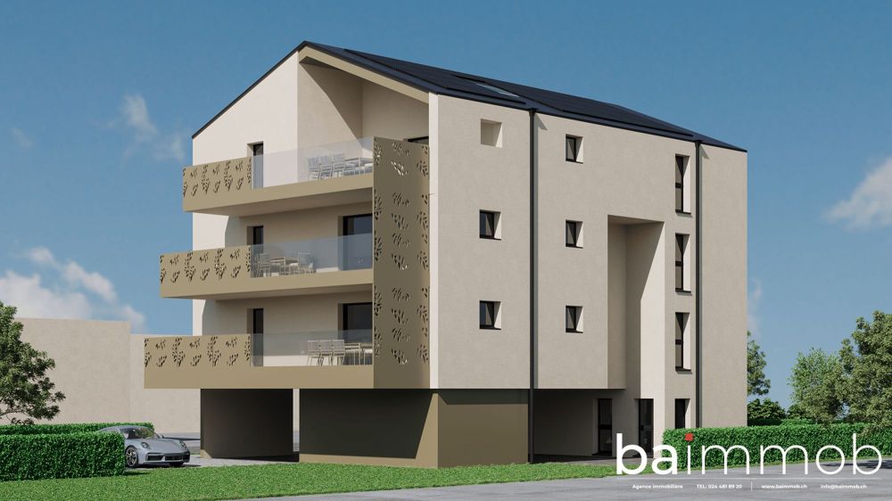 Charmantes 2,5-Zimmer-Wohnung von 65m2 in Le Bouveret - Bild 1