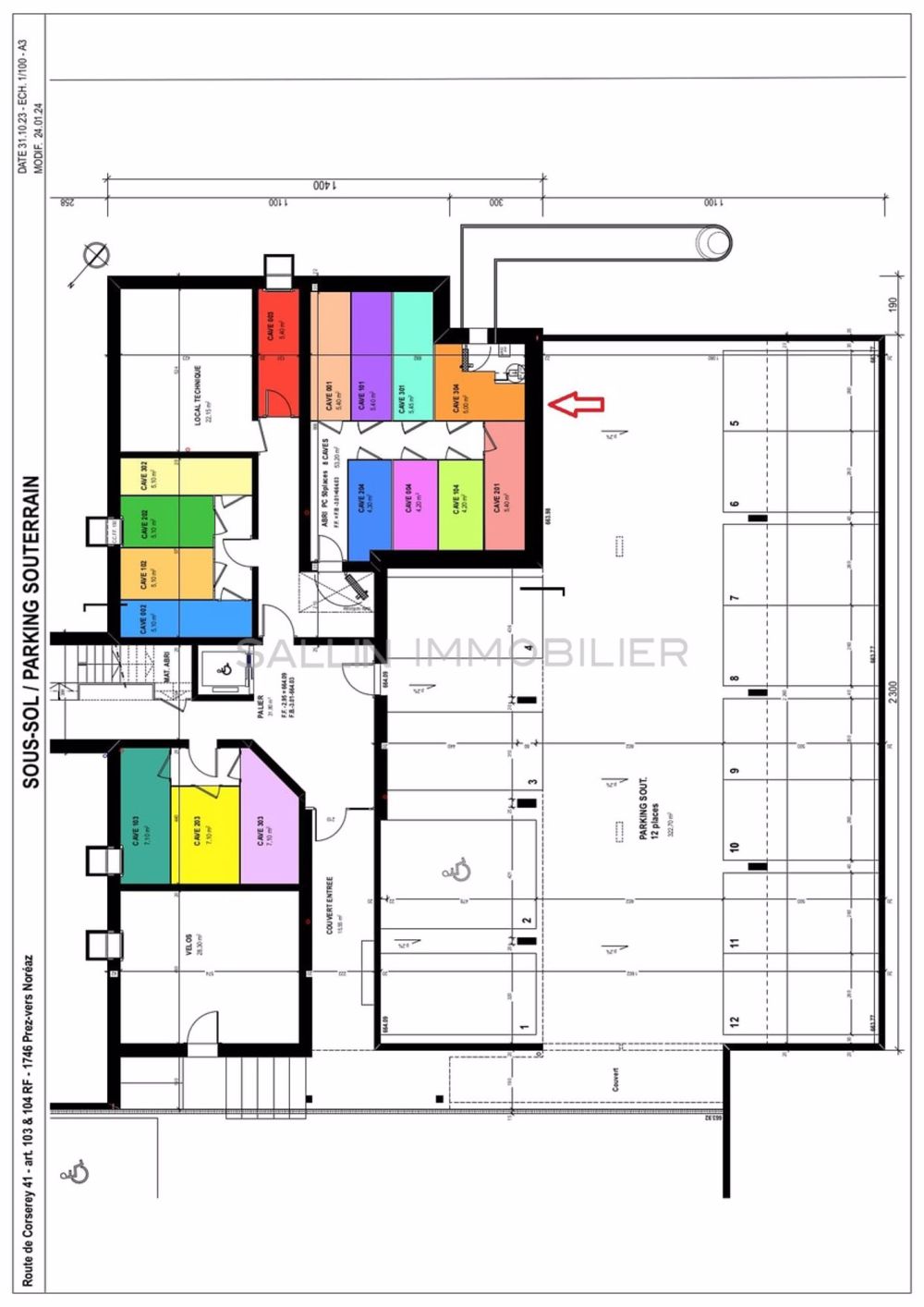 Studio d'env. 30.60 m² situé au dernier étage - Bild 7