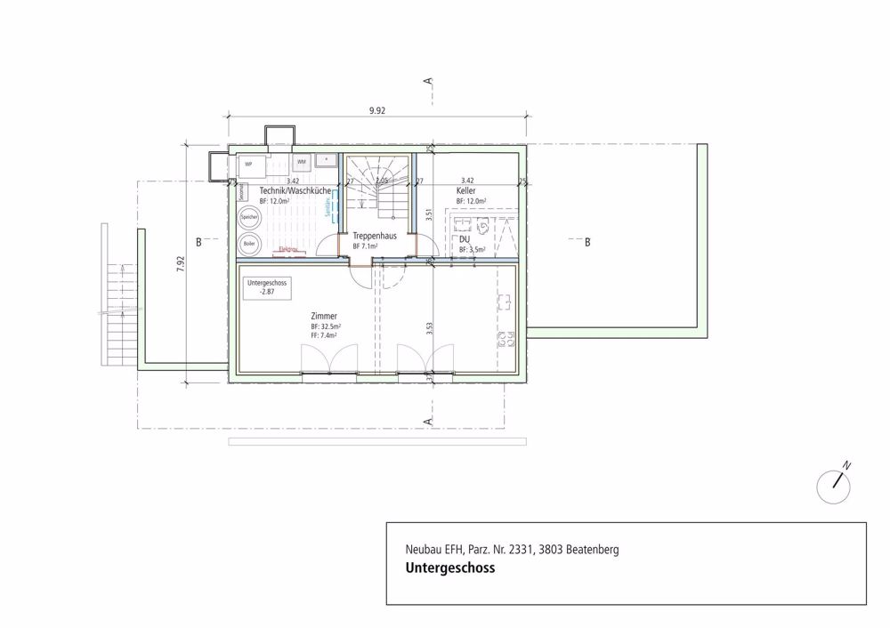 Neubau 6-Zimmer-Einfamilienhaus mit herrlichem Bergblick - Bild 9