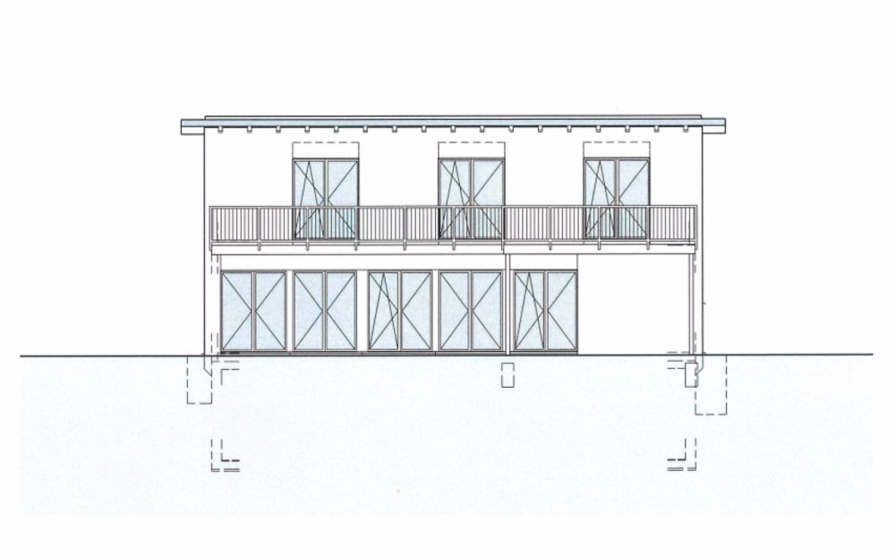 Splendide villa individuelle avec vue à vendre sur plan - Façade sud