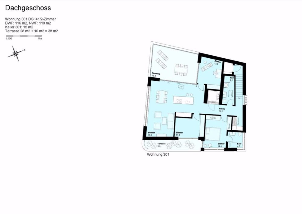 5.5-Zimmer Wohnoase mit einzigartiger Aussicht - Bild 6