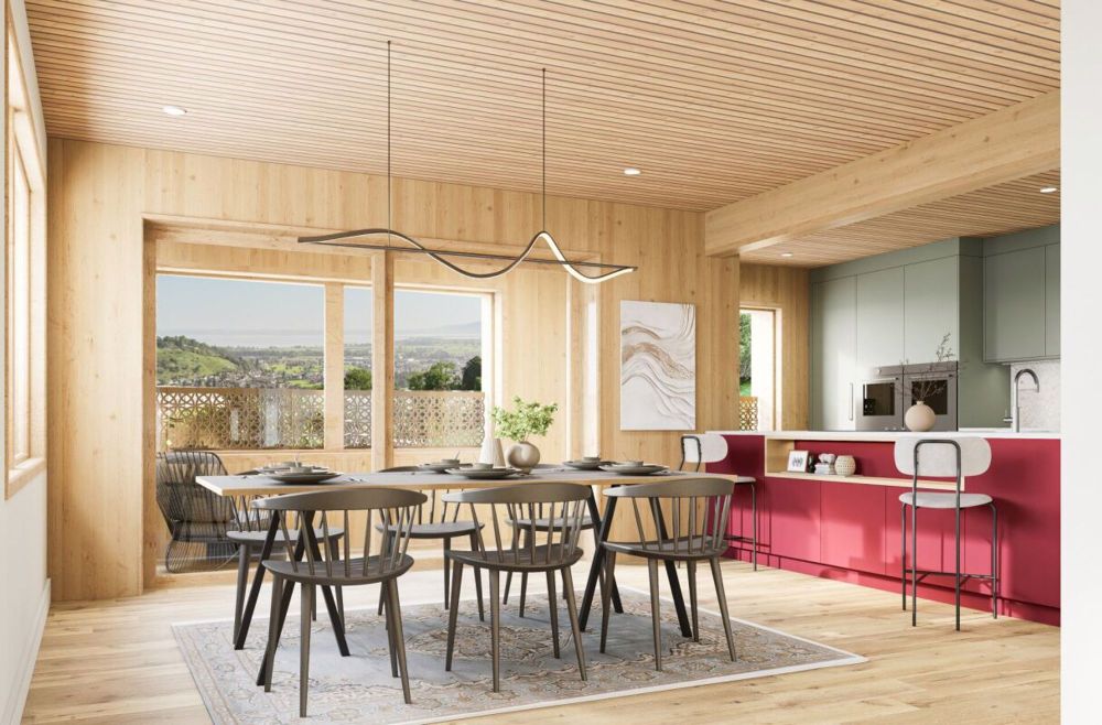 HAUFEN 145 - 3.5-Zimmer Wohnung im Erdgeschoss mit traumhaftem Weitblick - Bild 2