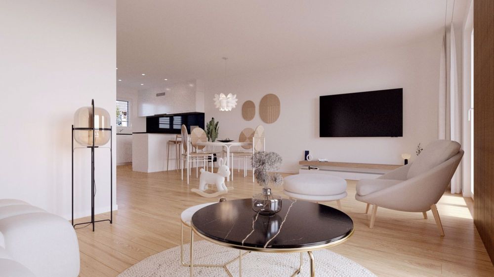 Modernes Doppeleinfamilienhaus in Untereggen - Bild 9