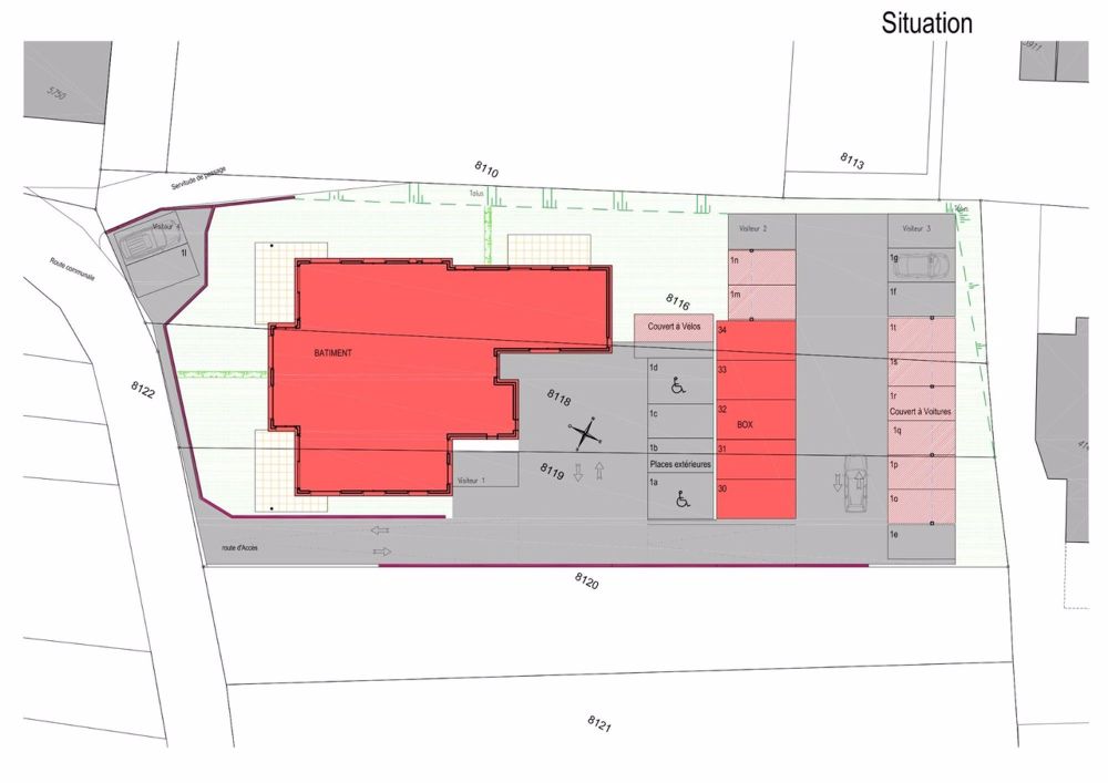 Neue Residenz "Lentine - Plan des aménagements