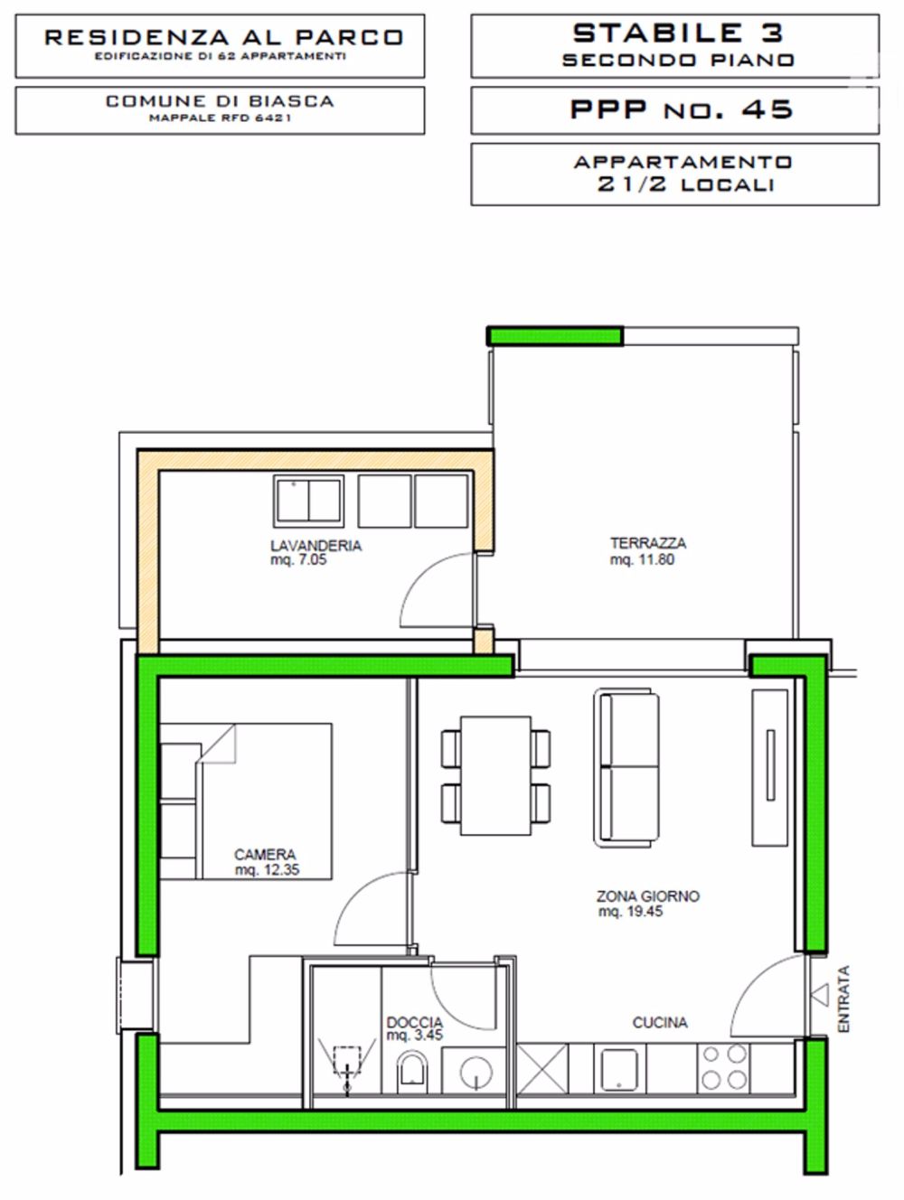 Wohnung in Biasca 2.5 Zimmer NEU - Bild 8