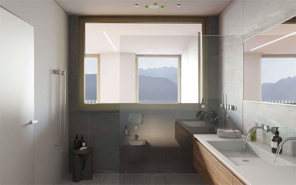 Dachwohnung-Duplex mit Seeblick in Melide - Bild 9