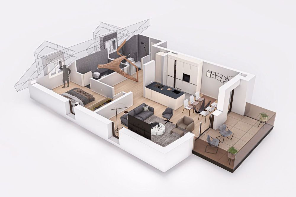 RESIDENCE DE LA FORGE A CRASIER. Lot A12 - Bild 3