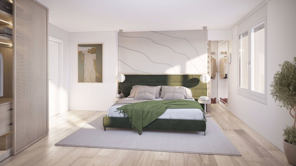 Balkone des Unterholzes: 3.5-Zimmer-Wohnung mit Balkon zur Sonnenaufgangsseite - Bild 4