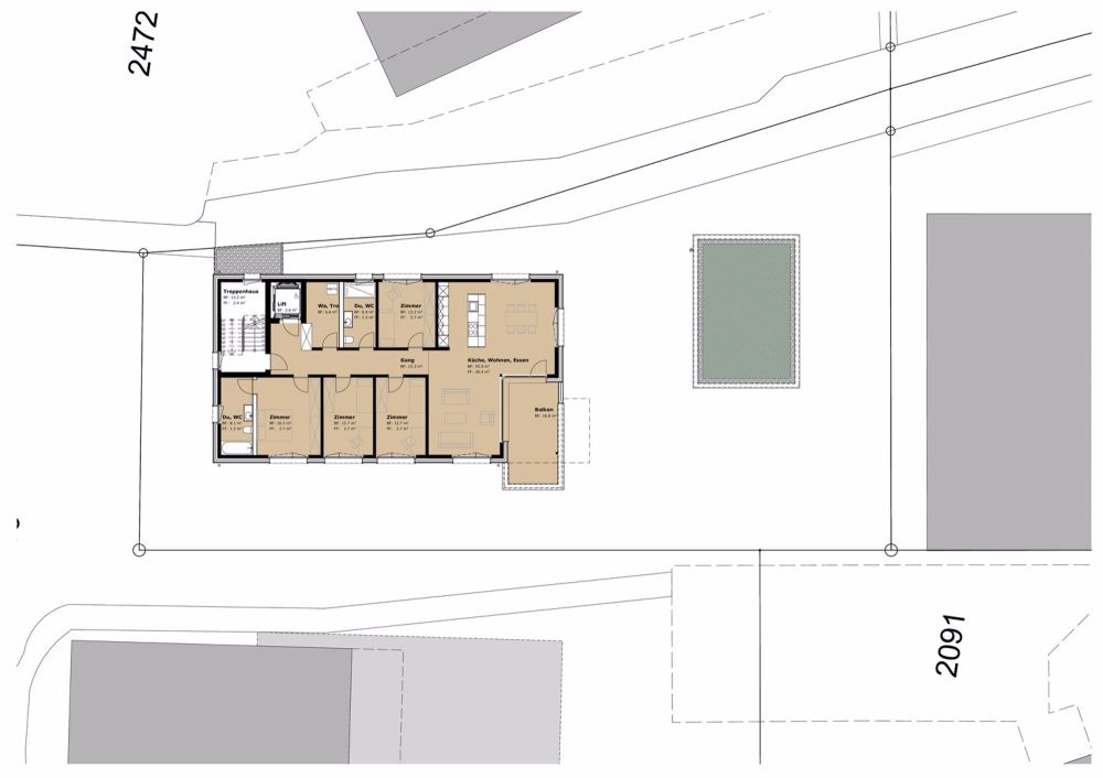Ihr Eigenheim in Ruswil - 5.5-Zimmerwohnung im 1. Obergeschoss - Bild 1
