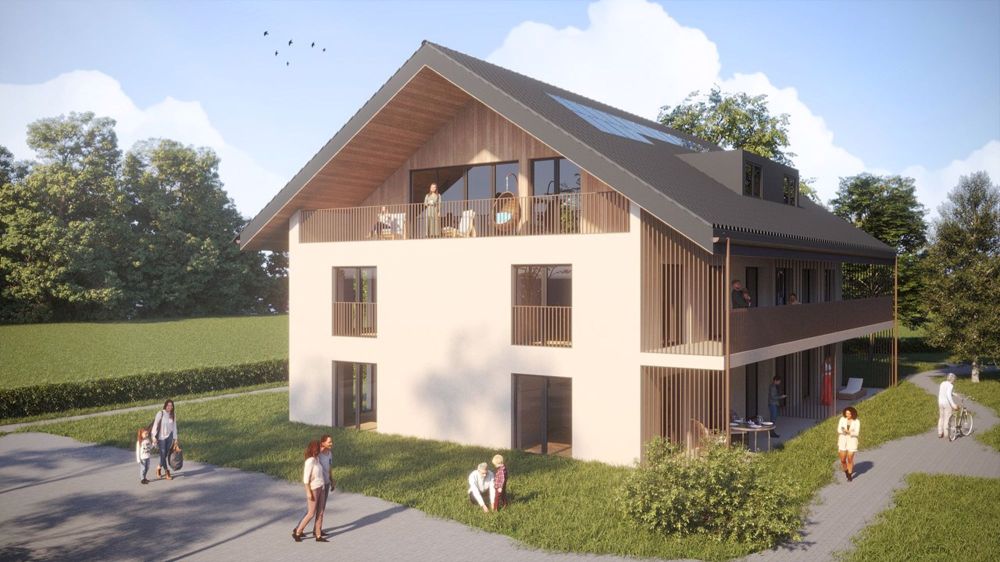 la Bergerie - Lot 6 - Appartement de 3.5 pièces avec balcon - Extérieur