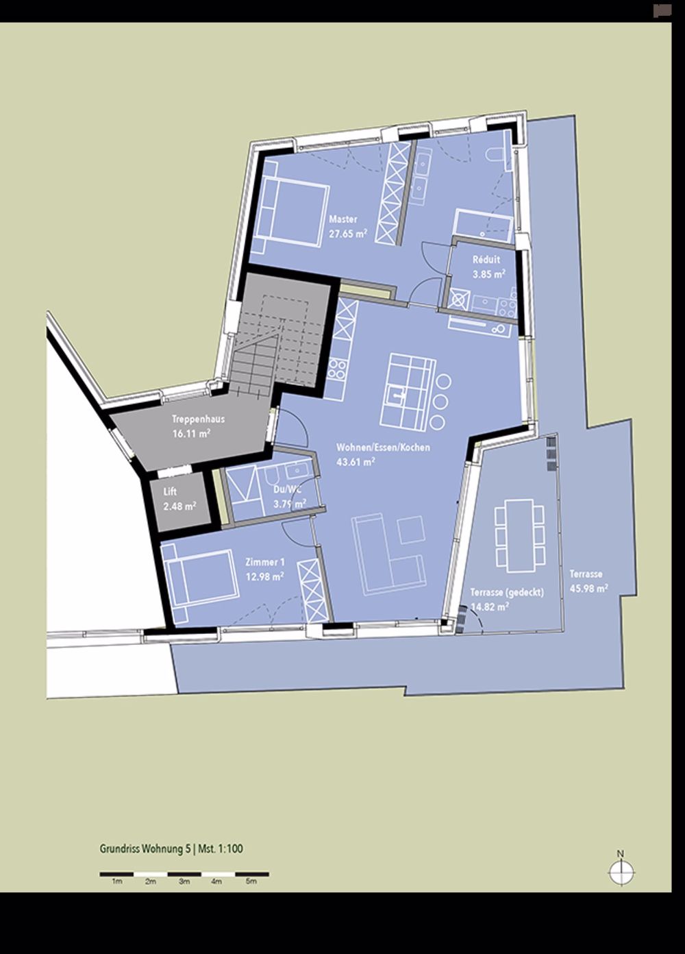 Projektvorankündigung - exklusive Attikawohnung mit unverbaubarer Aussicht. Neue Preise - A5 - Bild 6