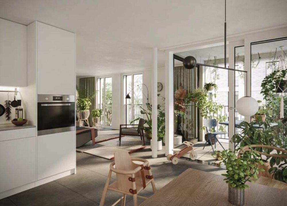 Moderne 4 1/2-Zimmer-Wohnung im Xaver-Areal - offene Küche - Wohn-/Esszimmer