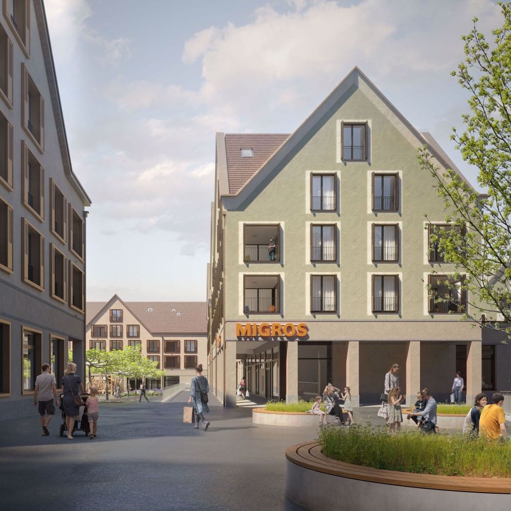 Wohnen am Dorfplatz in Arnegg 4.5 Zimmerwohnung - Bild 2