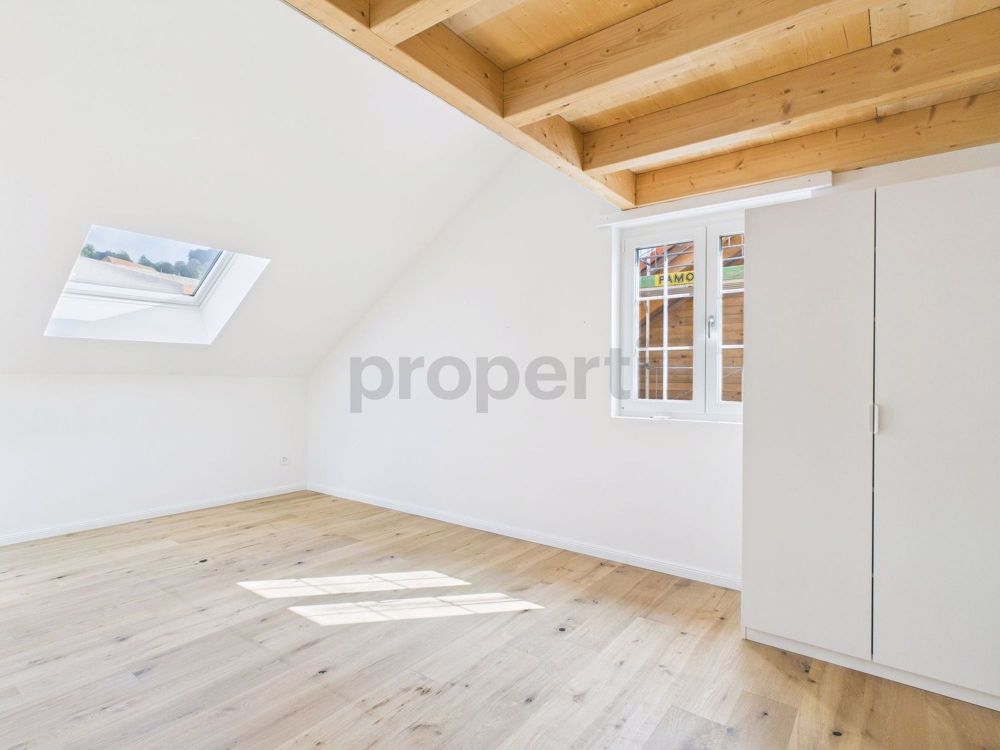 Charmante Neubauwohnung im Dachgeschoss in Grossdietwil modern, ländlich & einzigartig - Bild 5