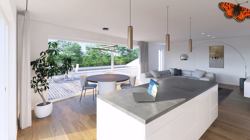 RARE - MAGNIFIQUE DUPLEX 5.5 PCES A VILLARS-SUR-GLÂNE - Bild 4