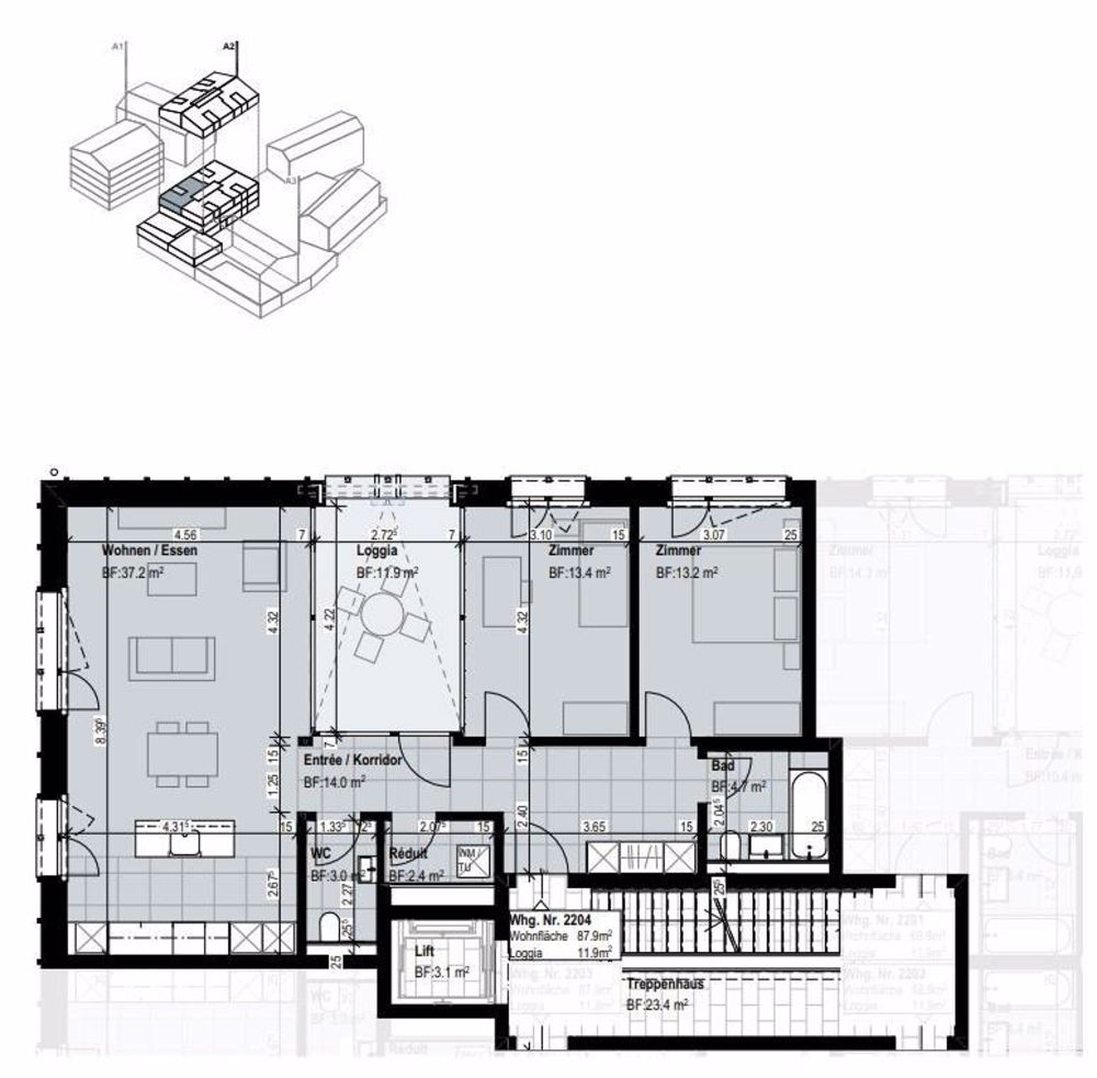 3 ½ Zimmer-Wohnung in Güttingen mieten - Bild 10