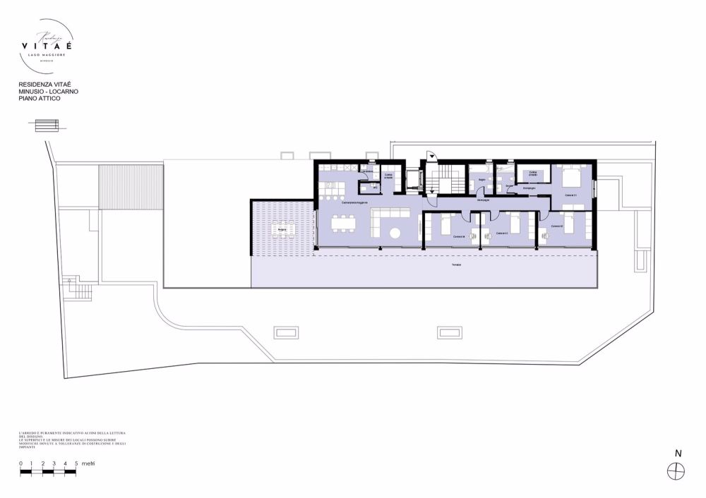 Attico di lusso 5.5 NUOVO Minusio vista lago - Bild 8