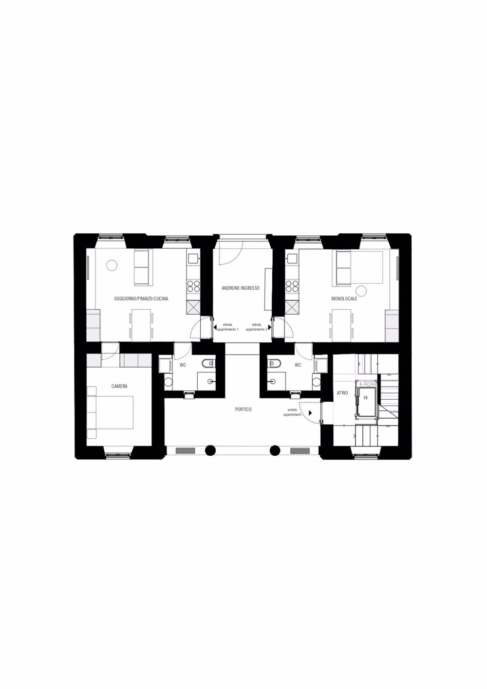 Ampio e luminoso 2.5 locali in villa storica - Bild 2