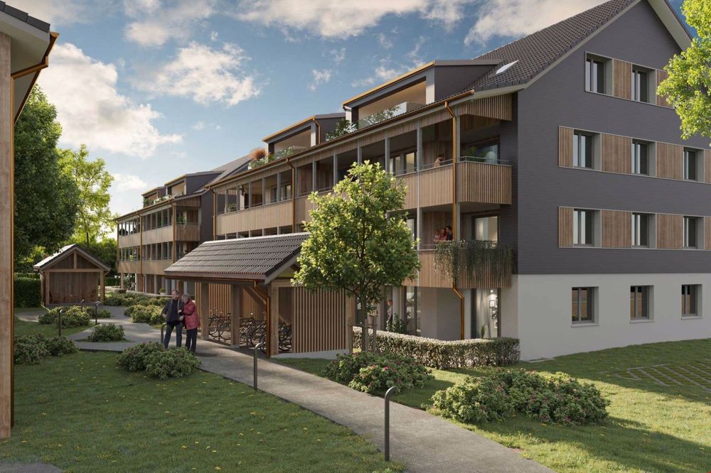 4.5 Zimmer Neubauwohnung 1.OG – Haus A - Aussenansicht Haus B