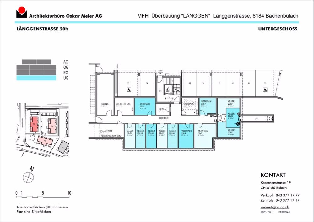4.5-Zimmer-Attikawohnung mit allem Komfort - Untergeschoss Haus 20b