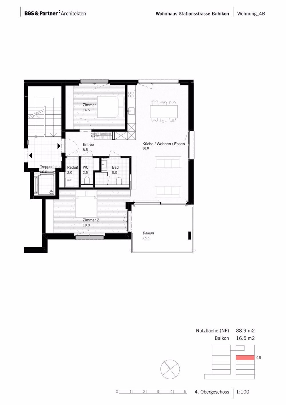 Moderne Eigentumswohnung in Bubikon – inklusive Tiefgaragenplatz - Bild 7