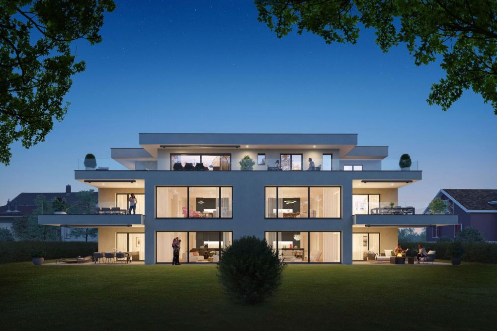 Neubau: 4.5-Zi. Parterrewohnung mit riesigem Gartenanteil - Bild 1
