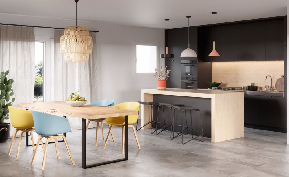 7 villas contiguës (3 déjà réservées) sur plan à 3 minutes de Marly - Bild 5