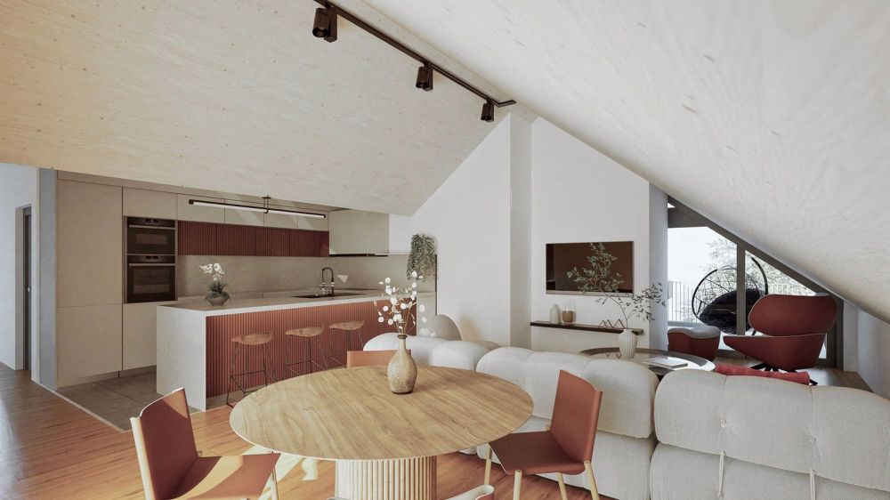 Charme trifft Moderne: Grosszügige Dachwohnung mit zwei Terrassen - Bild 1