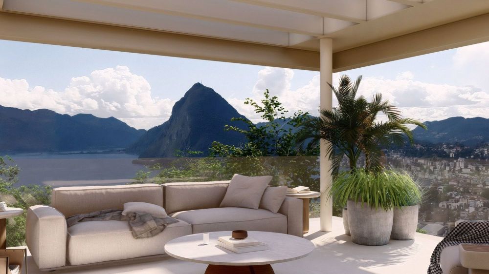 Exklusives Dachgeschoß mit Seeblick und privatem Patio – Viganello - Bild 6